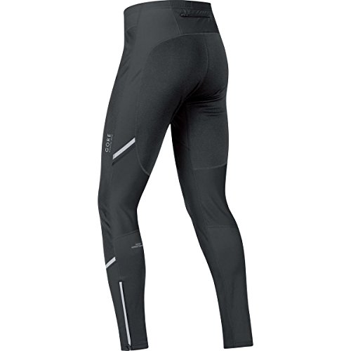 GORE RUNNING WEAR, Mallas de correr para hombre, GORE WINDSTOPPER Soft Shell, MYHTOS 2.0, Talla M, Negro, TWSMYM990008