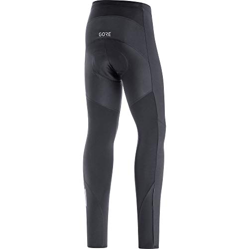 GORE WEAR Mallas térmicas con badana de ciclismo para hombre, C3, GORE-TEX INFINIUM parcial, M, Negro