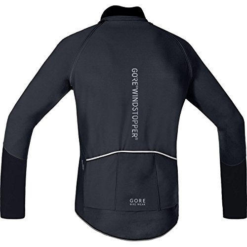 GORE WEAR Power Windstopper Soft Shell Zip-Off Maillot, Hombre, Negro, M