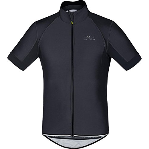 GORE WEAR Power Windstopper Soft Shell Zip-Off Maillot, Hombre, Negro, M