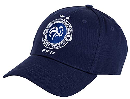 Gorra del equipo de fútbol de Francia del Campeón del Mundo 2018 – Colección oficial – Talla ajustable