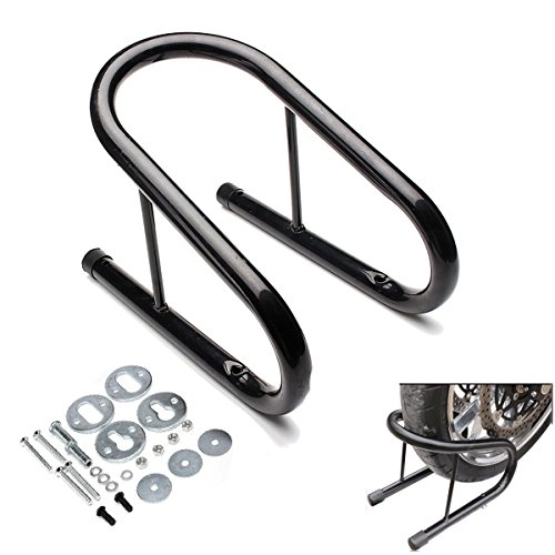 GOZAR 5.5 Inch Moto Kit de Bloqueo de Rueda Scooter Soporte de Bicicleta Remolque Coche Montaje MCCH5.5