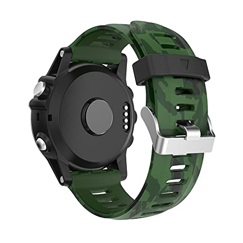 Gransho Compatible con Garmin Fenix 6X Pro/Fenix 6X Sapphire/Fenix 3 / Fenix 5X Plus/5X Sapphire Correa de Reloj, Banda de Reemplazo Silicona Suave Sports Pulsera (3-Pack G)