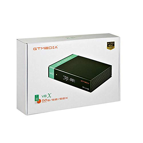GTMedia V8X Actualizar Desde V8 Nova Receptor de Satélite DVB S2X Support 1080P Full HD PowerVu Biss chiave Set Top Box con Built-in WiFi