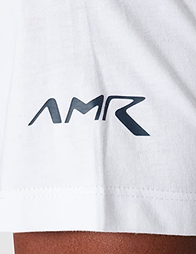 Hackett London Amr Logo tee Camiseta, 800 Blanco, M para Hombre