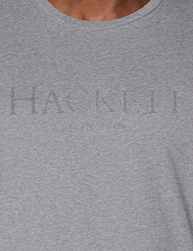 Hackett London Hackett LDN tee Camiseta, 913light Grey Marl, M para Hombre