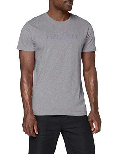 Hackett London Hackett LDN tee Camiseta, 913light Grey Marl, M para Hombre