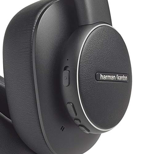Harman Kardon FLY ANC - Auriculares inalámbricos con cancelación de ruido con Google Assistant y Amazon Alexa incorporados, transmisión por Bluetooth, hasta 20 horas de reproducción