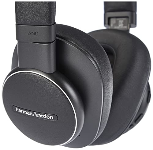 Harman Kardon FLY ANC - Auriculares inalámbricos con cancelación de ruido con Google Assistant y Amazon Alexa incorporados, transmisión por Bluetooth, hasta 20 horas de reproducción
