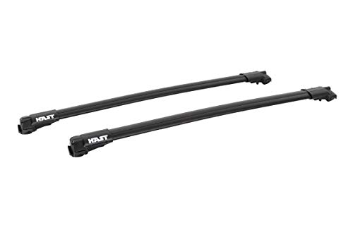 Hast 910205B Barra de Techo Hast Railing, 2 x 950 - 1000 mm, Negro