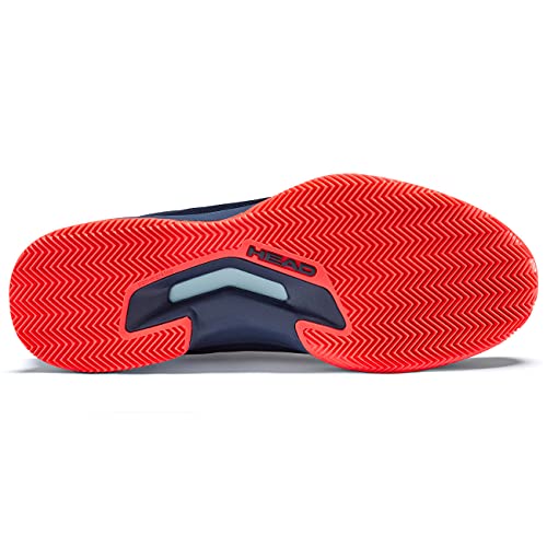HEAD Sprint Team 3.0 2021 Clay Men, Zapatillas de Tenis Hombre, Azul/Rojo, 44.5 EU