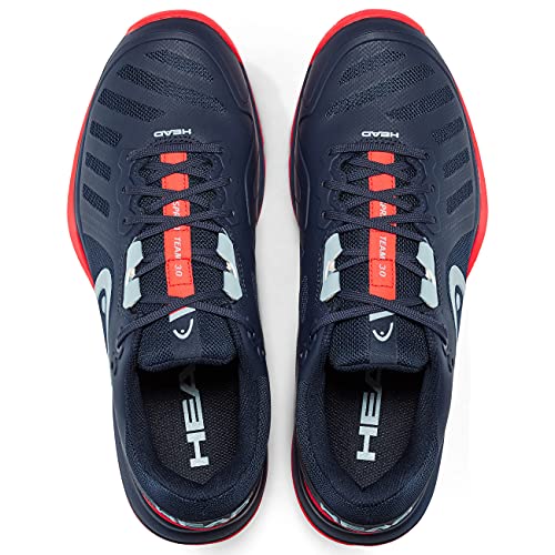 HEAD Sprint Team 3.0 2021 Clay Men, Zapatillas de Tenis Hombre, Azul/Rojo, 44.5 EU