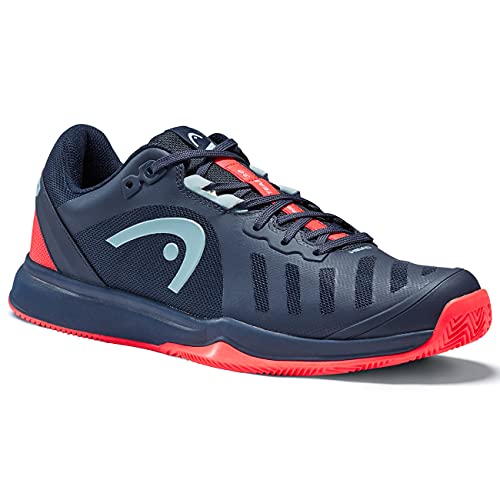 HEAD Sprint Team 3.0 2021 Clay Men, Zapatillas de Tenis Hombre, Azul/Rojo, 44.5 EU