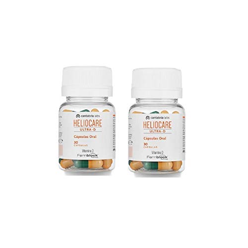 Heliocare Ultra D Capsulas 50% Dto, Sin Color, 2 Unidades, 60 Capsulas