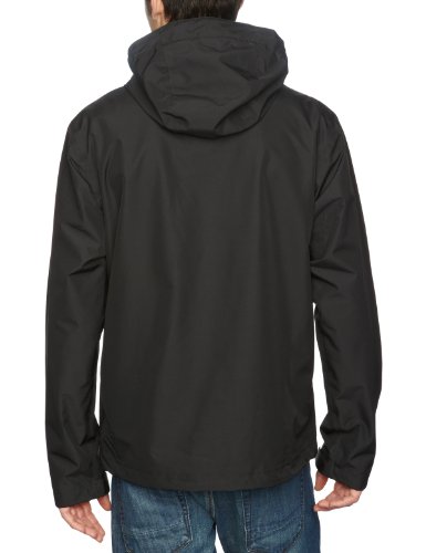 Helly Hansen Seven J Chaqueta Impermeable con Forro de Secado rápido, Cortaviento y Transpirable para Hombre y para Uso Diario, Negro, S