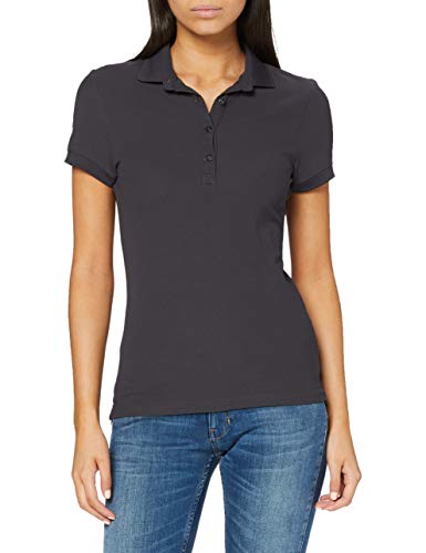 Helly Hansen W Crewline Polo, Mujer, Gris (Ebony), S