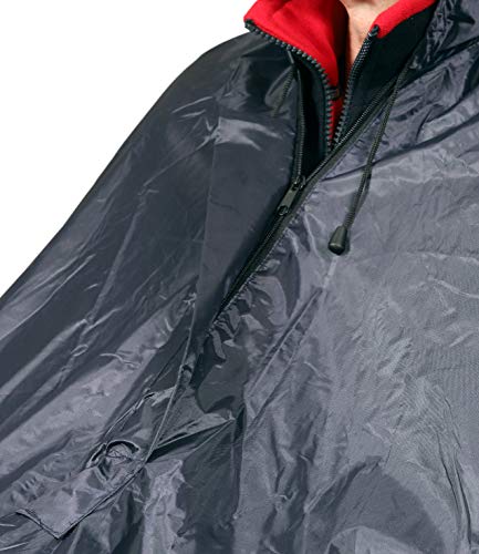 HeRo24 Poncho de lluvia para silla de ruedas, también para bicicleta o como protección contra la lluvia.