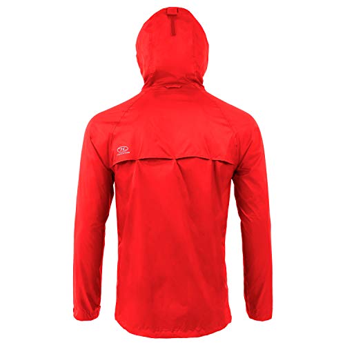 HIGHLANDER Stow & Go Chaqueta, Hombre, Rojo, S