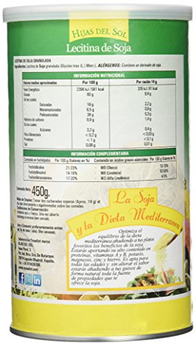 HIJAS DEL SOL Lecitina de Soja - 450 gr