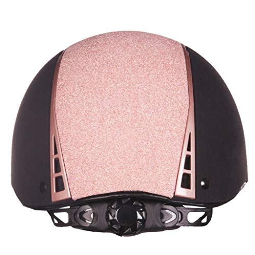 HKM Graz Cascos, Unisex Adulto, Negro y Oro Rosa, S-M (55-57cm)