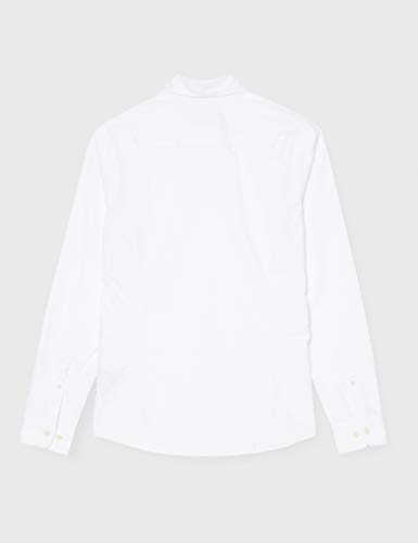 HKT by Hackett Hkt Super Ox Camisa, Blanco (800white 800), 44 (Talla del Fabricante: X-Large) para Hombre