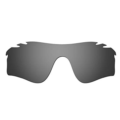 HKUCO Lentes de repuesto para Oakley Radarlock Path Vented Gafas de sol Negro Polarizado