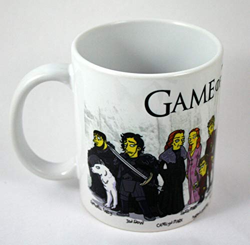 HobbyElx Taza y Adorno Juego de Tronos Simpsons