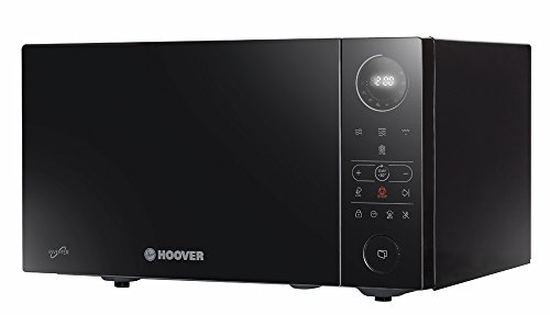 Hoover Chefvolution HMGI25TB - Microondas con grill, 25 litros, 900W - 1000W, Inverter, 32 programas, 6 niveles de potencia, Inicio diferido, Express cooking, Negro