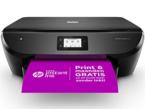 HP ENVY Photo 6220 - Impresora fotográfica multifunción, inalámbrica, color negro con Instant Ink, bandeja de 100 páginas, tarjeta de registro negro Negro