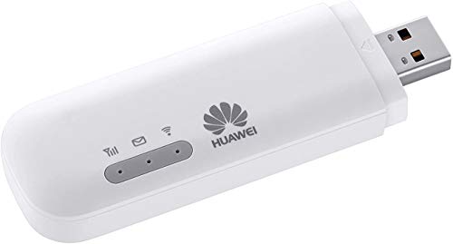 HUAWEI E8372h-320 - Dongle LTE/4G 150 Mb/s USB móvil wifi (Blanco) - Para usar con cualquier tarjeta SIM en todo el mundo. - Conecta hasta 16 dispositivos inalámbricos