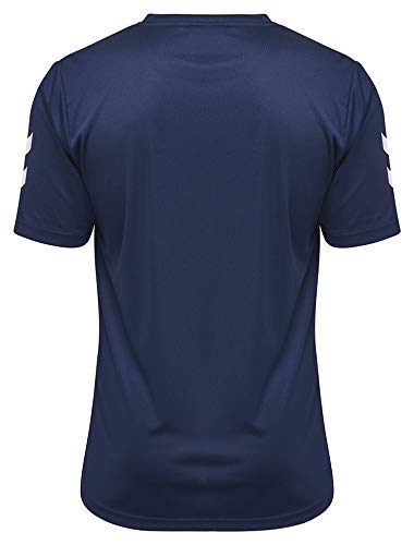 hummel Camiseta de Hombre de poliéster, Otoño-Invierno, Hombre, Color Azul Marino, tamaño Medium