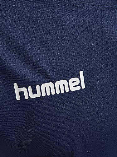 hummel Camiseta de Hombre de poliéster, Otoño-Invierno, Hombre, Color Azul Marino, tamaño Medium