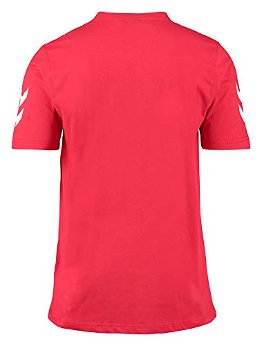 hummel Core Cotton T-Shirts, Unisex Adulto, Rojo, M