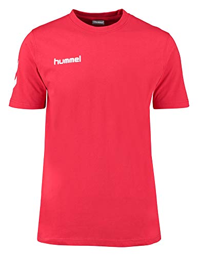 hummel Core Cotton T-Shirts, Unisex Adulto, Rojo, M