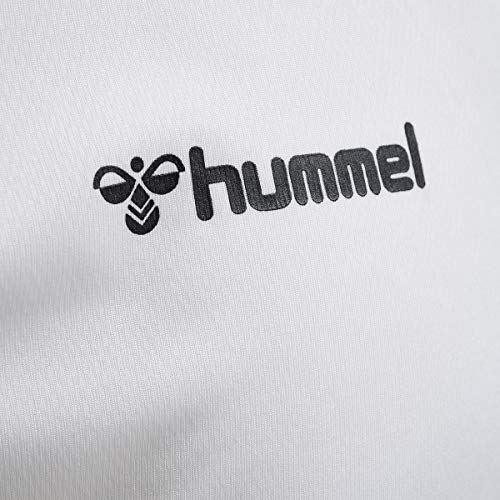 hummel Hmlauthentic Poly Jersey S/S Camiseta, Hombre, Blanco, Extra-Large