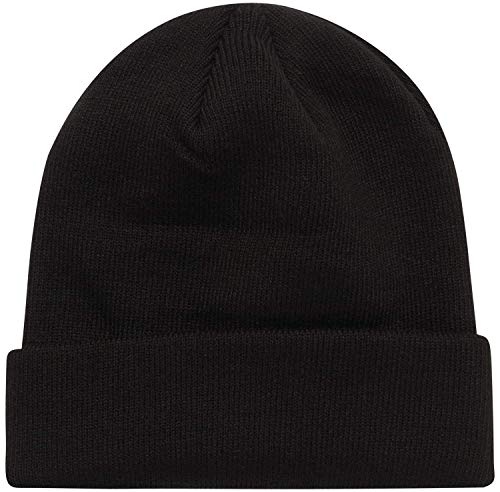 Hurley M Icon Cuff Beanie Hat, Negro, Talla única para Hombre