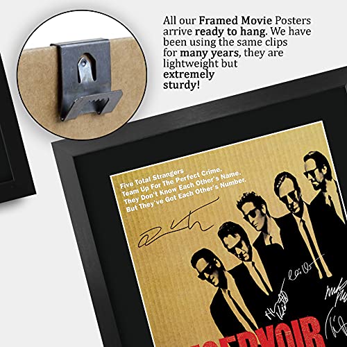 HWC Trading FR A3 - Póster impreso con texto en inglés "Quentin Tarantino" para fanáticos de la película, A3 enmarcado