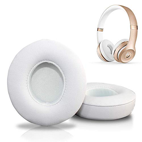 ibasenice Beats Solo 2 & 3 - Almohadillas de Repuesto para Auriculares inalámbricos, compatibles con Beats Solo 3 Solo 2, Color Negro