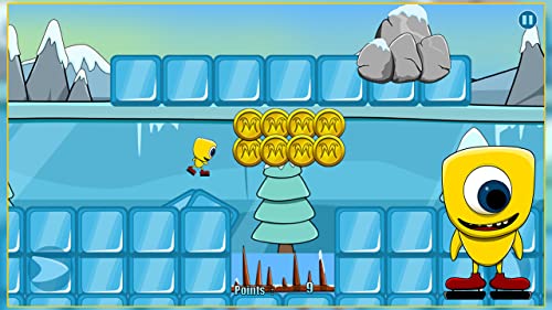 Ice Skating Creature : The Winter Cute Monster Coin Race - Free