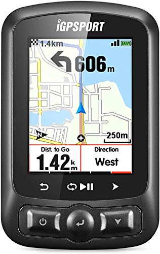 iGPSPORT iGS620 Ordenador de Bicicleta Ant+ Inalámbrico Multi-Lenguaje Ciclismo Ordenador GPS Bicicleta Combo Pack con Monitor de Frecuencia Cardíaca Soporte Bicicleta Sensor de Velocidad de Cadencia