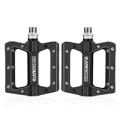 Imrider Bicicleta de montaña Pedal de nylon ligero 9/16 pulgadas para BMX Road MTB bicicleta