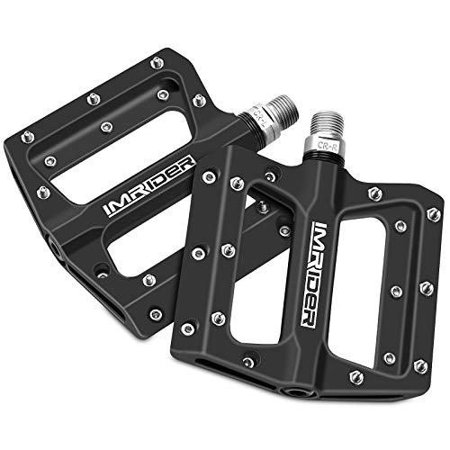 Imrider Bicicleta de montaña Pedal de nylon ligero 9/16 pulgadas para BMX Road MTB bicicleta