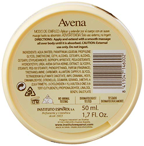 Instituto Español Avena Crema Hidratante Corporal - 50 ML