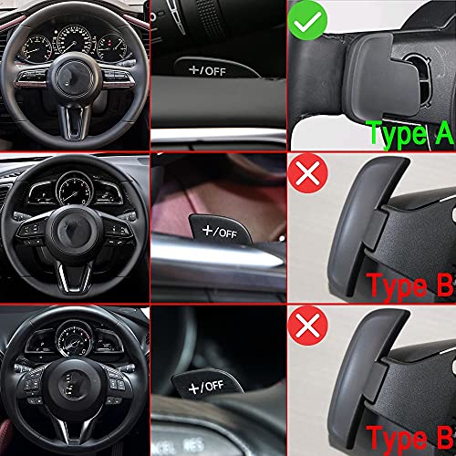 Interior del Coche D-S-G Palanca Cambios Extender Palanca Cambios para Mazda 3 2019 para CX30 para MX30 2020 2021 para CX-30 para MX-30 E-SKYACTIV-G Turbo Decorazione Auto (Color : Rojo)