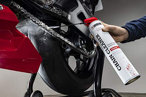 Ipone 800649 Desengrasante Moto Chain Cleaner - Eficaz Contra Las Grasas Más Tenaces - Pulverización Potente y Precisa sin Salpicaduras - Bote de Espray con Difusor Multiposición 750 ML