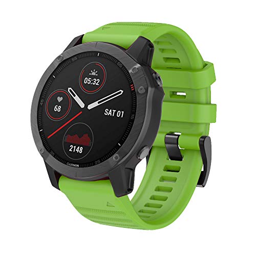 ISABAKE Correa de Reloj para Garmin Fenix 6/6 Pro, Fenix 5/5 Plus, Forerunner 935, Forerunner 945, Approach s60, quatix 5, Banda QuickFit de 22 mm de Ancho