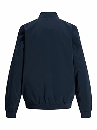 Jack & Jones JJERUSH Bomber JR Chaqueta, Azul Marino, Tamaño de la Cintura:90 cm para Niños