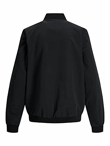 Jack & Jones Junior Jjerush Bomber Jr Chaqueta, Black, 164 para Niños