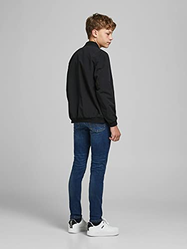 Jack & Jones Junior Jjerush Bomber Jr Chaqueta, Black, 164 para Niños