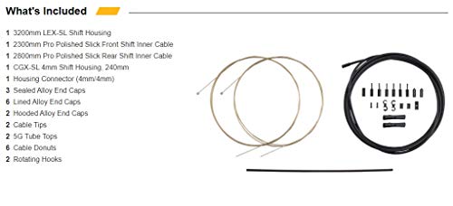 Jagwire PCK508 Kit de Cables y Fundas, Unisex Adulto, Bianchi Celeste, 均码